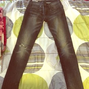 Ralph Lauren Distressed Skinny Jeans